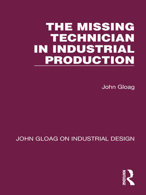 cover image of The Missing Technician in Industrial Production